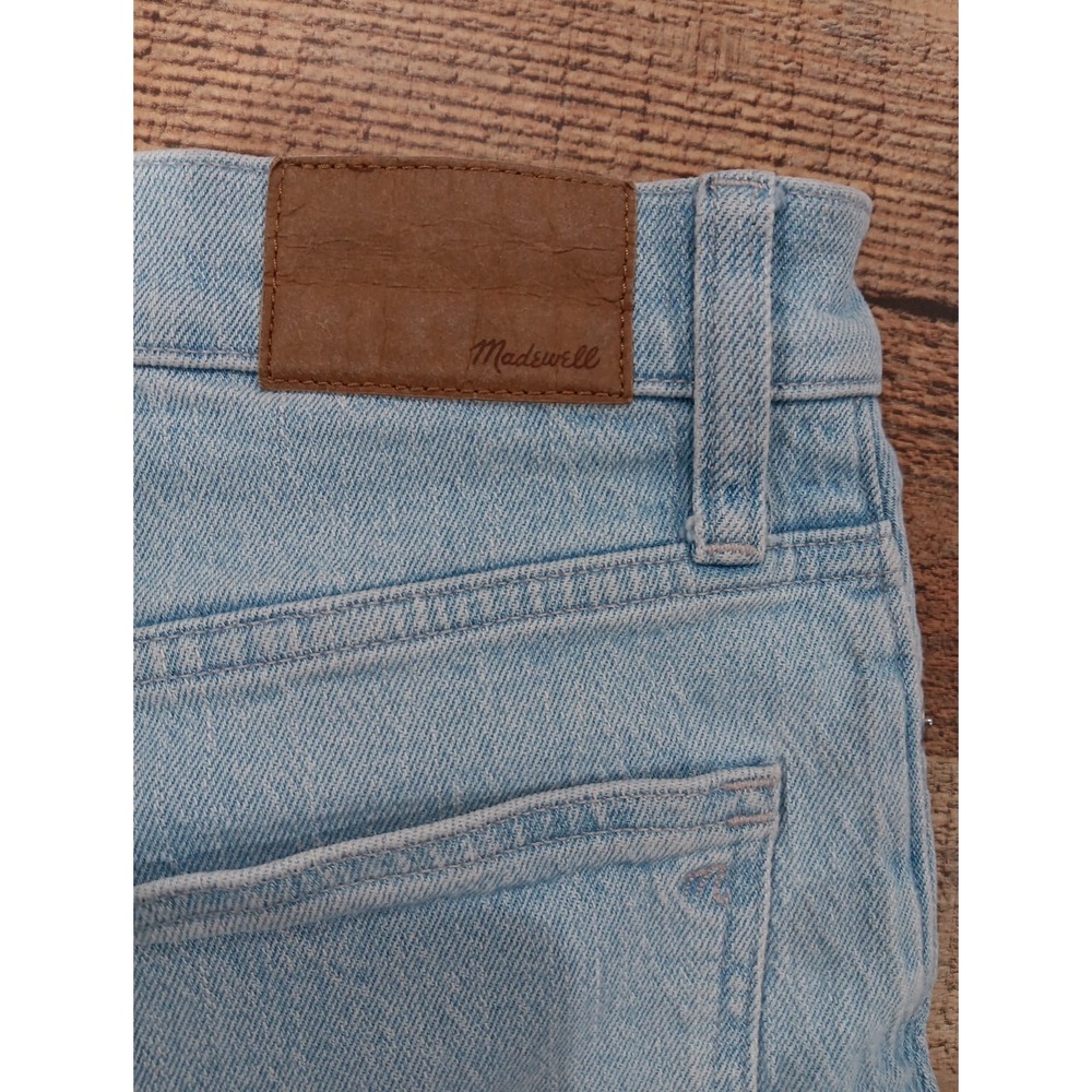 Madewell The Perfect Vintage Wide Leg Jean Womens Size 29 Blue Denim Crop 2437 - Picture 12 of 13